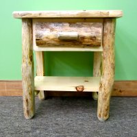 Rustic Pine Nightstand