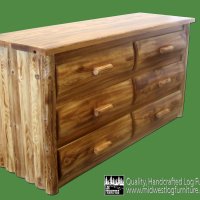 6 Drawer Log Dresser