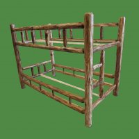 Northern Torched Cedar Bunk Bed Single Size