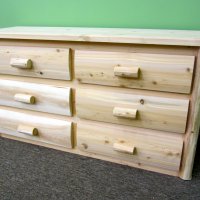 6 Drawer Log Dresser