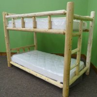 Small Log Bunk Bed