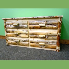 6 Drawer Log Dresser