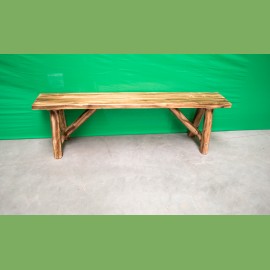 Cedar Log Bench