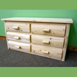 6 Drawer Log Dresser