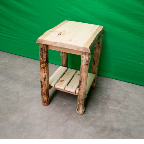 Rustic End Table