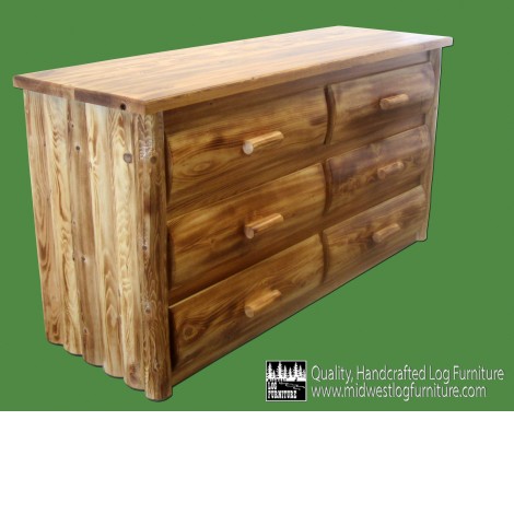 6 Drawer Log Dresser