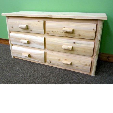 6 Drawer Log Dresser