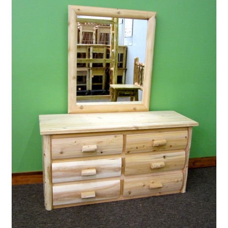 Log Dresser with Mirror